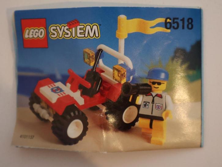 Lego Classic Town Coast Guard 6518 Baja Buggy, Kinderen en Baby's, Speelgoed | Duplo en Lego, Gebruikt, Lego, Complete set, Ophalen of Verzenden