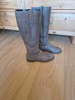 Ecco leren laarzen maat 37, Kleding | Dames, Schoenen, Ophalen of Verzenden, Grijs, Gedragen, Hoge laarzen