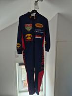 Racepak Carnaval Maat 128 - Racing Suit, Ophalen, Blauw, Racepak, Overige maten