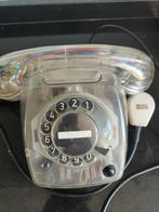 Vintage Design PTT transparante Delft aansluiting  1985, Telecommunicatie, Vaste telefoons | Niet Draadloos, Ophalen of Verzenden