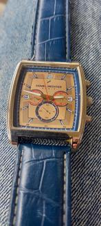 Prachtig zgan DANIEL RECHTER DAMES HORLOGE LOOPT PERFECT, Overige merken, Leer, Staal, Ophalen of Verzenden