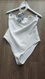 Zara - Dazzling in silver: High-quality rhinestone floral L, Maat 42/44 (L), Nieuw, Ophalen of Verzenden, Wit