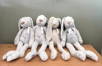 Set van 4 Happy Horse Richie knuffelkonijnen lichtblauw beschikbaar voor biedingen