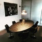 tafels tulipe ceramique laminated marmor hout eero saarinen, Ophalen of Verzenden, Nieuw, Ovaal, Overige materialen