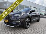 Opel Grandland X 1.2 Turbo Ultimate AUTOMAAT..! Comfintr, St, Auto's, Gebruikt, 1199 cc, Blauw, Leder en Stof