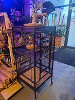 Papegaaien kooi met nieuwe inrichting, Ophalen of Verzenden, Zo goed als nieuw, Metaal, Vogelkooi