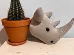 Schattige Neushoorn Knuffel voor aan de muur, Kinderen en Baby's, Speelgoed | Knuffels en Pluche, Ophalen of Verzenden, Zo goed als nieuw