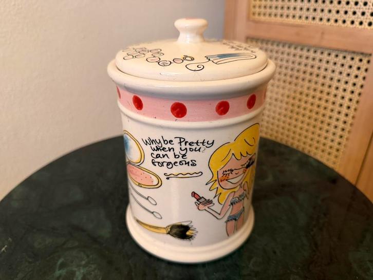 Blond Amsterdam badkamer pot, Huis en Inrichting, Badkamer | Badtextiel en Accessoires, Zo goed als nieuw, Handdoek, Ophalen of Verzenden