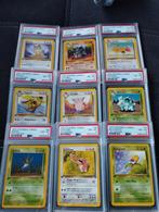 9x Jungle Pokemon kaarten first edition PSA8, Hobby en Vrije tijd, Verzamelkaartspellen | Pokémon, Ophalen of Verzenden, Zo goed als nieuw