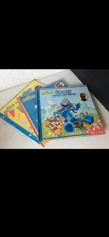 set:  3 LEUKE ‘SESAMSTRAAT’ (VOORLEES-)BOEKEN beschikbaar voor biedingen