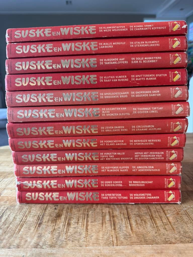 12x Suske en Wiske stripbundels met hardcover, Complete serie of reeks, Ophalen of Verzenden, Zo goed als nieuw