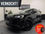 Audi Q3 Sportback 45 TFSI e Advanced Edition|20"|Trekhaak|, Auto's, Stof, Gebruikt, Met garantie (alle), Zwart
