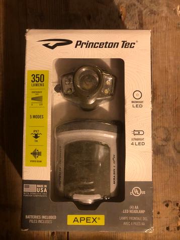 Princeton Tec Apex Hoofdlamp - Nieuw in doos! beschikbaar voor biedingen