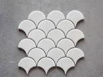 Kleine partij Malaga escama blanco tegels, Doe-het-zelf en Verbouw, Tegels, Nieuw, Minder dan 20 cm, Minder dan 5 m², Wandtegels