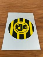 Zilverkleurig voetbalplaatje/sticker logo Roda JC Kerkrade, Ophalen of Verzenden, Zo goed als nieuw, Poster, Plaatje of Sticker