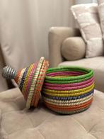 Rieten opbergmand, Mand, Verzenden, Info@luxuryforless.nl, Rond