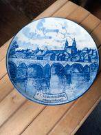 Mooi vintage delfs blauw bordje, Ophalen of Verzenden