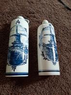 Twee delftsblauwe jeneverkruiken, Ophalen of Verzenden