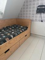 Peuterbed underlayment hout met lades, Ophalen, Zo goed als nieuw, Eenpersoons