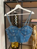 Nakd denim spijkerstof bralette top, Blauw, Maat 38/40 (M), Zonder mouw, Ophalen of Verzenden