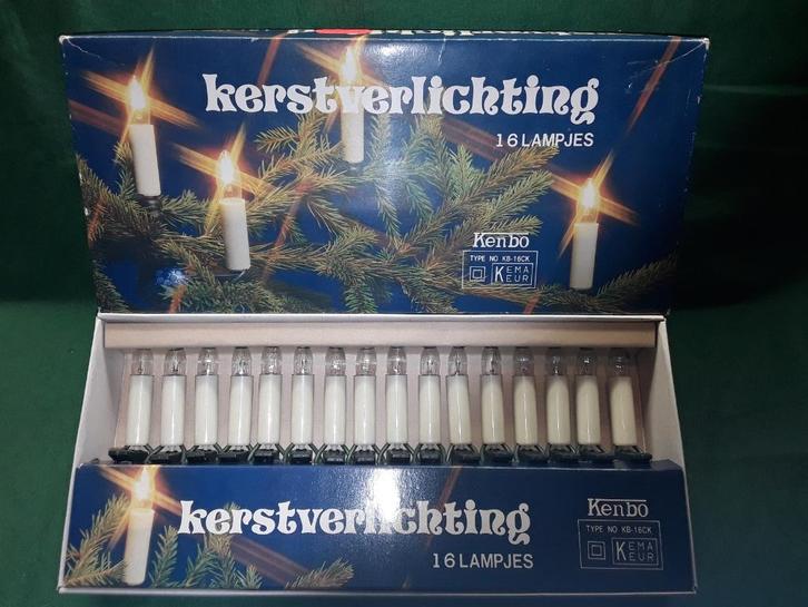 Kenbo Kerstverlichting jaren 80, Diversen, Kerst, Zo goed als nieuw, Ophalen of Verzenden
