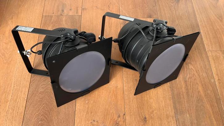 PAR 64S RGB LED spots DMX, Muziek en Instrumenten, Licht en Laser, Zo goed als nieuw, Licht, Geluidgestuurd, Kleur, Ophalen of Verzenden