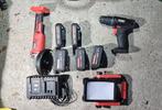 Ferm AX Power set van gereedschappen en accu's, Ophalen of Verzenden, Gebruikt