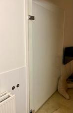 Glazen Badkamer Deur 239 cm hoogte 89 cm breedte, Doe-het-zelf en Verbouw, Glas en Ramen, Ophalen, Gebruikt, Minder dan 80 cm