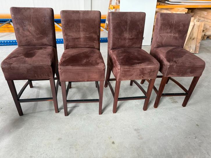 4 Barstoelen in Zeer Goede Staat, Huis en Inrichting, Barkrukken, Zo goed als nieuw, 60 tot 90 cm, 2 krukken, Ophalen