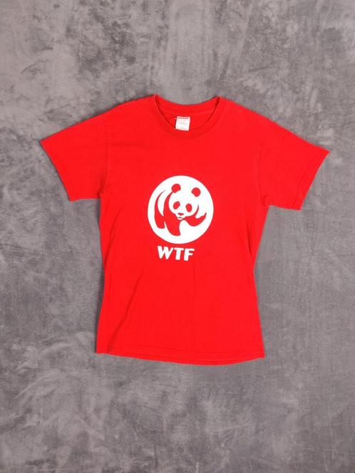 Wereld Natuur Fonds Tshirt S Wtf Rood Funny Grappig Graphic, Kleding | Heren, T-shirts, Zo goed als nieuw, Maat 46 (S) of kleiner