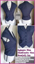 H&M donkerblauwe gilet maat 36 nieuw, H&M, Blauw, Nieuw, Ophalen of Verzenden