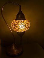 Oosterse Tafellamp Mozaïek, Ophalen, Glas, Zo goed als nieuw, Minder dan 100 cm