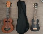 2 Ukelele's met tas. In nieuwstaat, Muziek en Instrumenten, Ophalen, Zo goed als nieuw, Ukelele