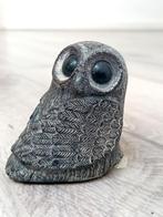 speekstenen uil met zwarte ogen Edmund Wolf, Verzamelen, Beelden en Beeldjes, Ophalen of Verzenden, Dier