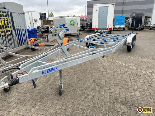 VLEMMIX BOOTTRAILER 3X1500KG 3500KG ************GERESERVEERD, Watersport en Boten, Boottrailers, Gebruikt