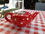 Theepot rood met witte stippen / polkadot, Ophalen of Verzenden, Overige stijlen, Overige typen