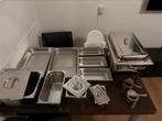 Complete chafing dish set + GN bakken – €115, Huis en Inrichting, Keuken | Keukenbenodigdheden, Ophalen, Zo goed als nieuw