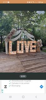 Trouw decoratie oa backdrop love licht letters, Ophalen, Accessoires