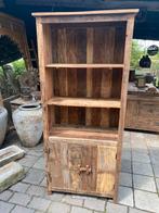 Stoere kast van oud Truckwood, Ophalen, Met deur(en), 200 cm of meer, Teakhout