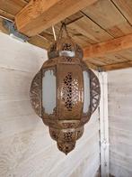 Grote hanglamp oosterse stijl brons kleurig, Gebruikt, Metaal, 50 tot 75 cm, Oosters vintage oriental