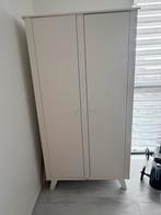 kidsmill Lars tweedeurs kledingkast met roede en legplanken, Ophalen, 50 tot 75 cm