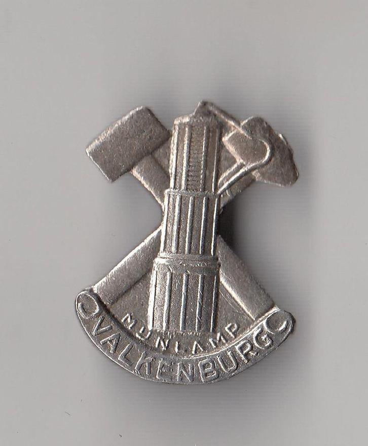 Valkenburg Mijnlamp Mijnwerker broche, Verzamelen, Speldjes, Pins en Buttons, Gebruikt, Speldje of Pin, Overige onderwerpen, Ophalen of Verzenden