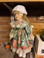 Vintage Pop met Bloemjurk en Hoed 35cm, Ophalen of Verzenden, Gebruikt, Overige typen