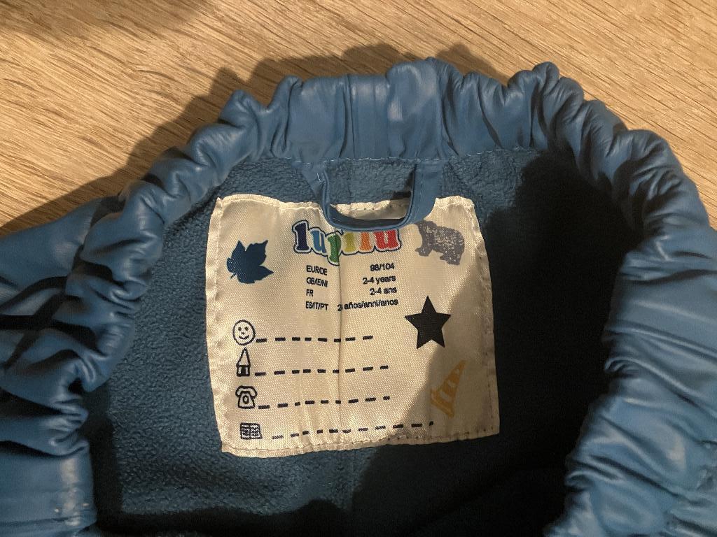 Regenbroek Lupilu 98/104 fleece gevoerd, Jongen of Meisje, Ophalen of Verzenden, Lupilu, Overige typen