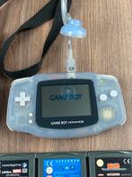 Nintendo Game Boy Advance Glacier Handheld Console 56 Games, Gebruikt, Www.nintendo.com, Ophalen of Verzenden, Game Boy Advance