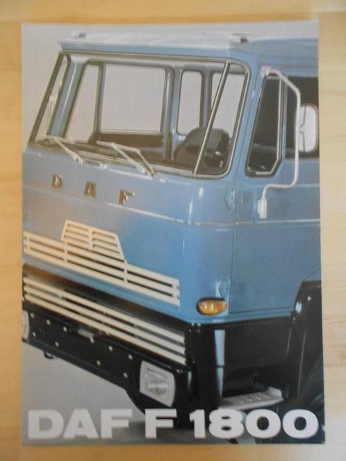 DAF F 1800 Brochure 1976 F1800 4x4 - NL, Boeken, Auto's | Folders en Tijdschriften, Zo goed als nieuw, Overige merken, Ophalen