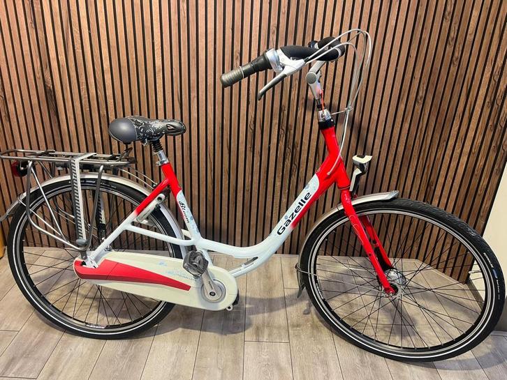 Gazelle Bloom 28 inch OPRUIMING van 395 voor 295, Fietsen en Brommers, Fietsen | Dames | Moederfietsen, Gebruikt, Gazelle, 53 tot 56 cm
