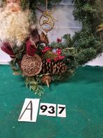 kerstkrans met decoratie en kerstman [a937], Diversen, Ophalen of Verzenden, 'T Olde Gre-j, Info@toldegrej.nl, Endepoelstraat 20f Didam