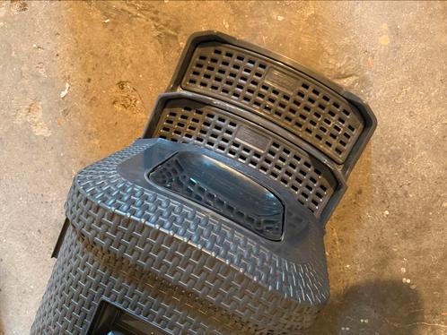 2x Adori Kattentoilet Rattan 69x42x41 cm Kattenbak Antraciet, Dieren en Toebehoren, Kattenbakken, Zo goed als nieuw, Ophalen