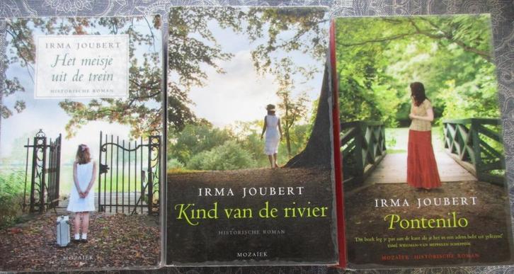 Irma Joubert - kind van de rivier / meisje uit  trein- 4,00, Boeken, Romans, Zo goed als nieuw, Ophalen of Verzenden